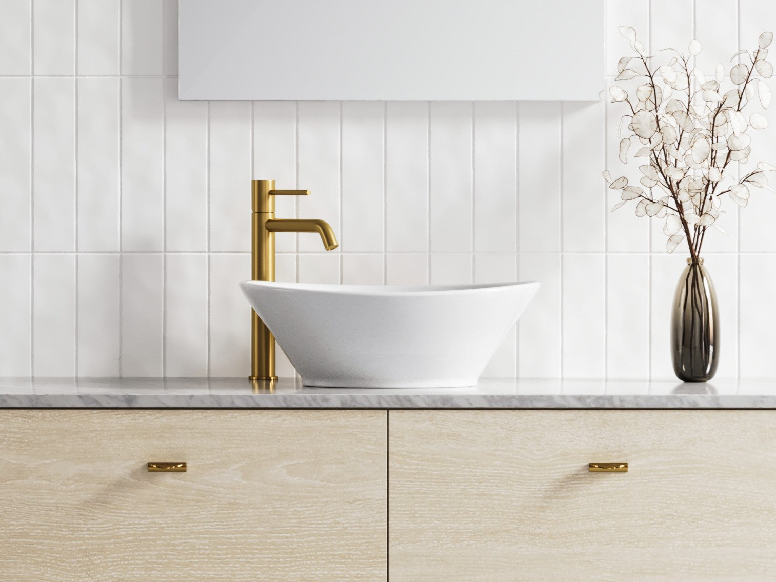 Timberline Elite Basin White Matt