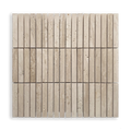 BASTONI TRAVERTINE CLASSIC NATURAL STONE KIT KAT MOSAIC TILE