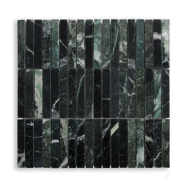 Bastoni Tempesta Verdi Natural Stone Kit Kat Mosaic Tile