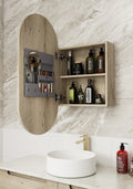 Beau Monde Shaving Cabinet - Matte White
