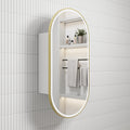 Beau Monde LED Shaving Cabinet Matte White