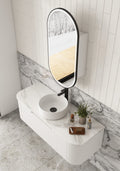Beau Monde LED Shaving Cabinet Matte White