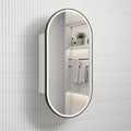 Beau Monde LED Shaving Cabinet Matte White