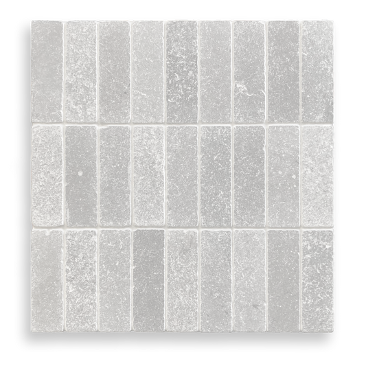 BONDI CINDER GREY TUMBLED NATURAL STONE SUBWAY TILE