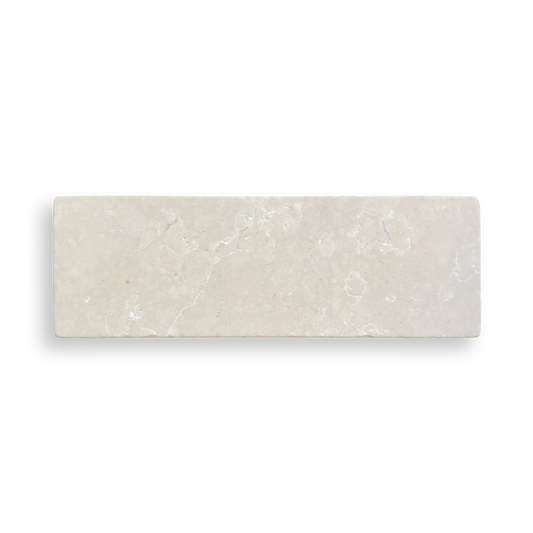 BONDI CREMA SERENA TUMBLED NATURAL STONE SUBWAY TILE