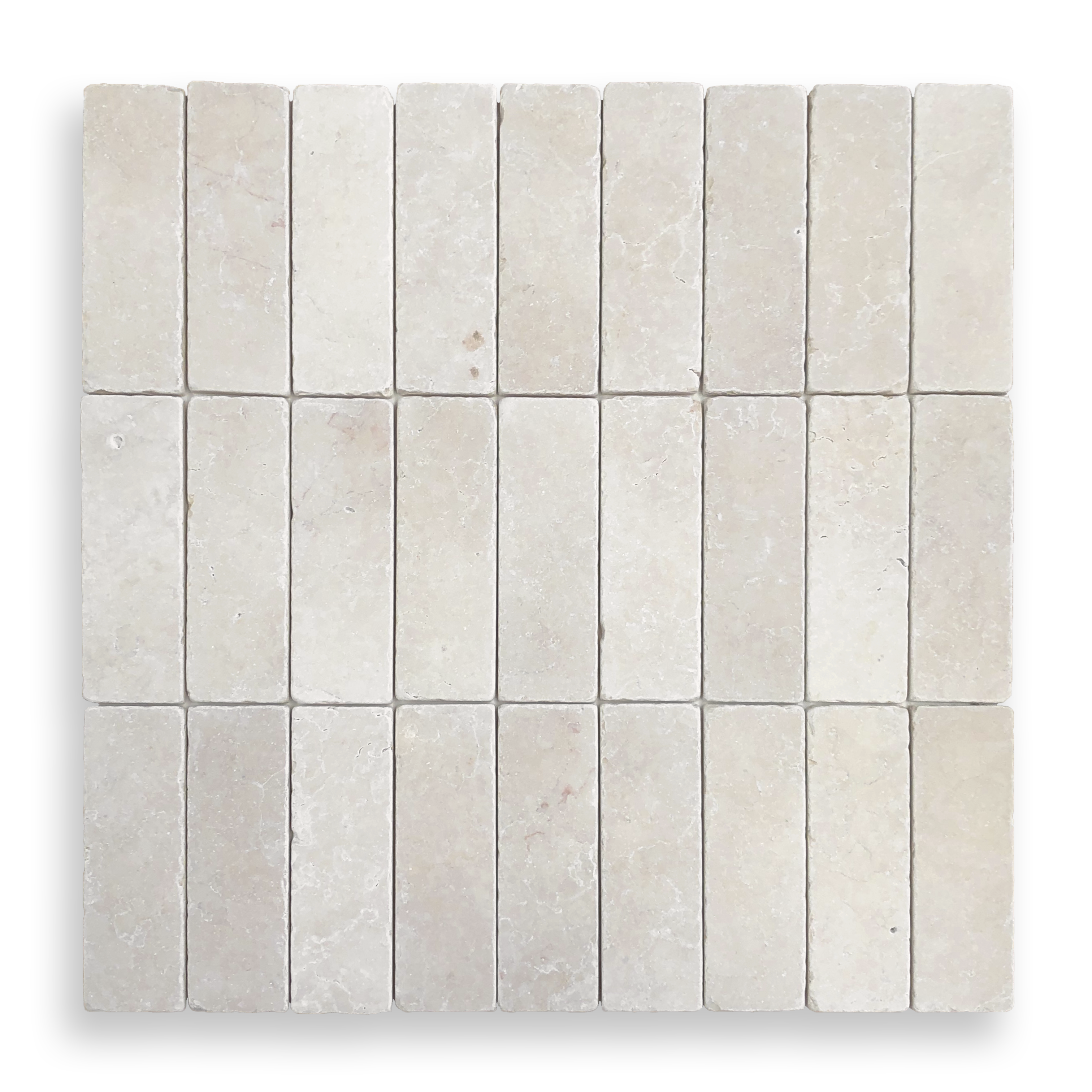 BONDI CREMA SERENA TUMBLED NATURAL STONE SUBWAY TILE
