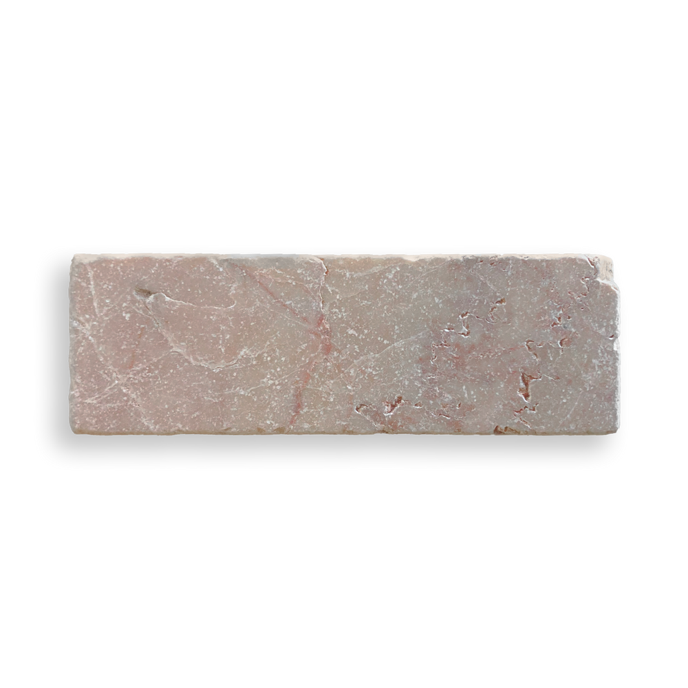 BONDI ROSADO TUMBLED NATURAL STONE SUBWAY TILE
