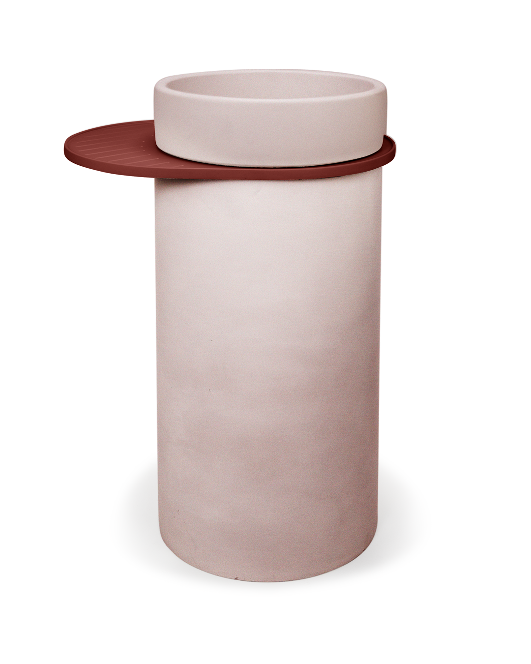 Cylinder - Bowl Basin (Blush Pink)