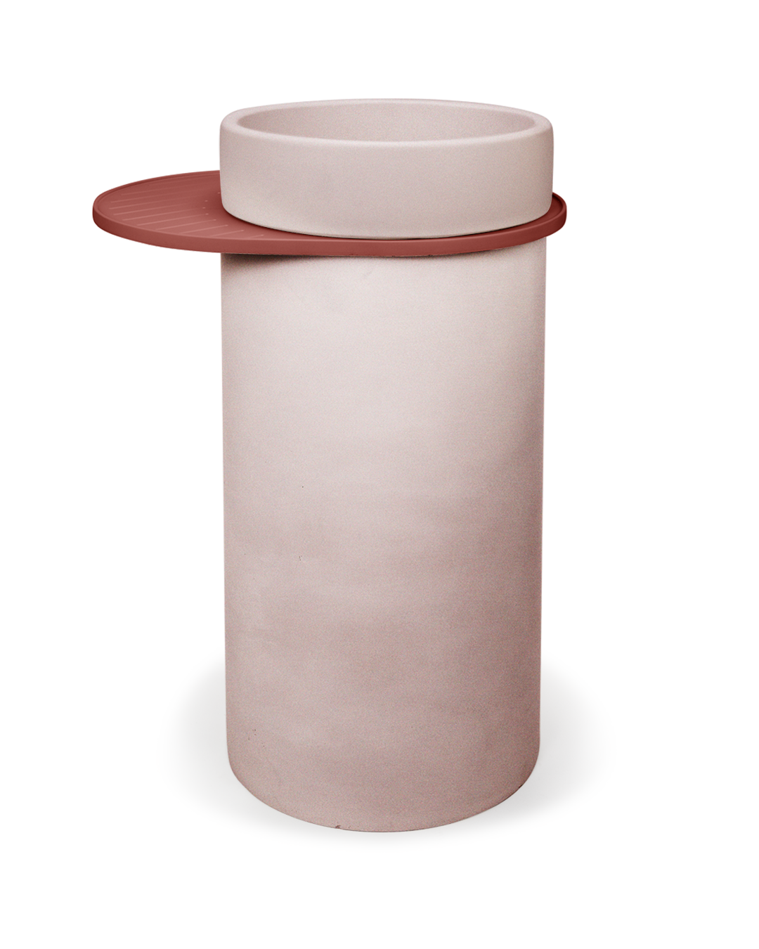 Cylinder - Bowl Basin (Blush Pink)
