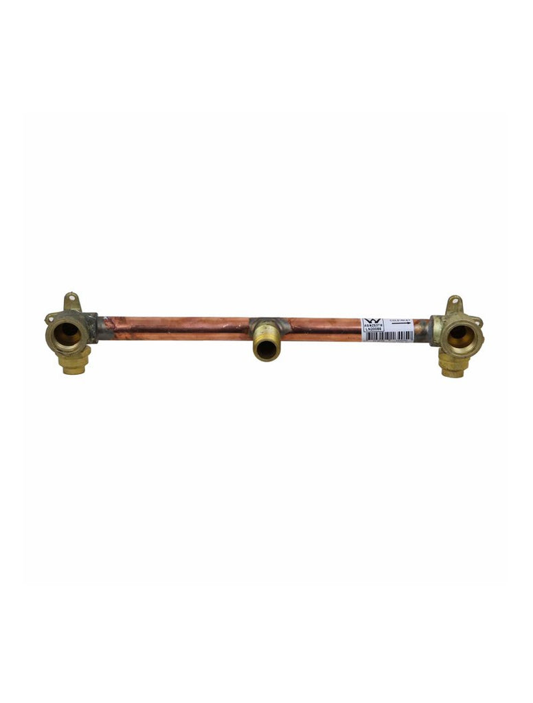 Brasshards 300MM Bottom Entry Compession Inline Sink Assembly — Gold & Brass, Spare Parts