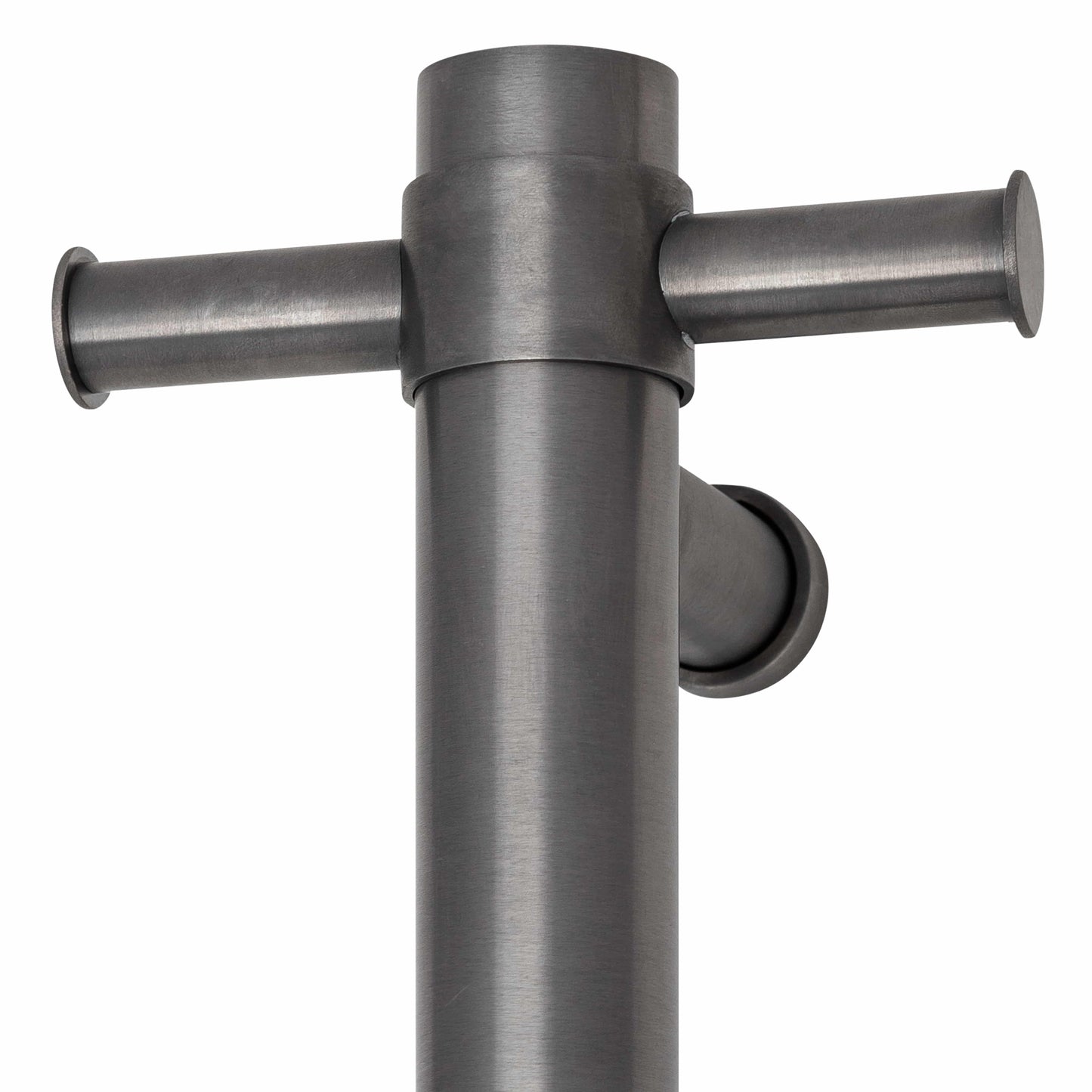 VSH900HBGM Brushed Gun Metal 240Volt Vertical Single Heated Rail