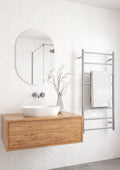 DP5070HN Pill Shape Polished Edge Mirror with Hangers
