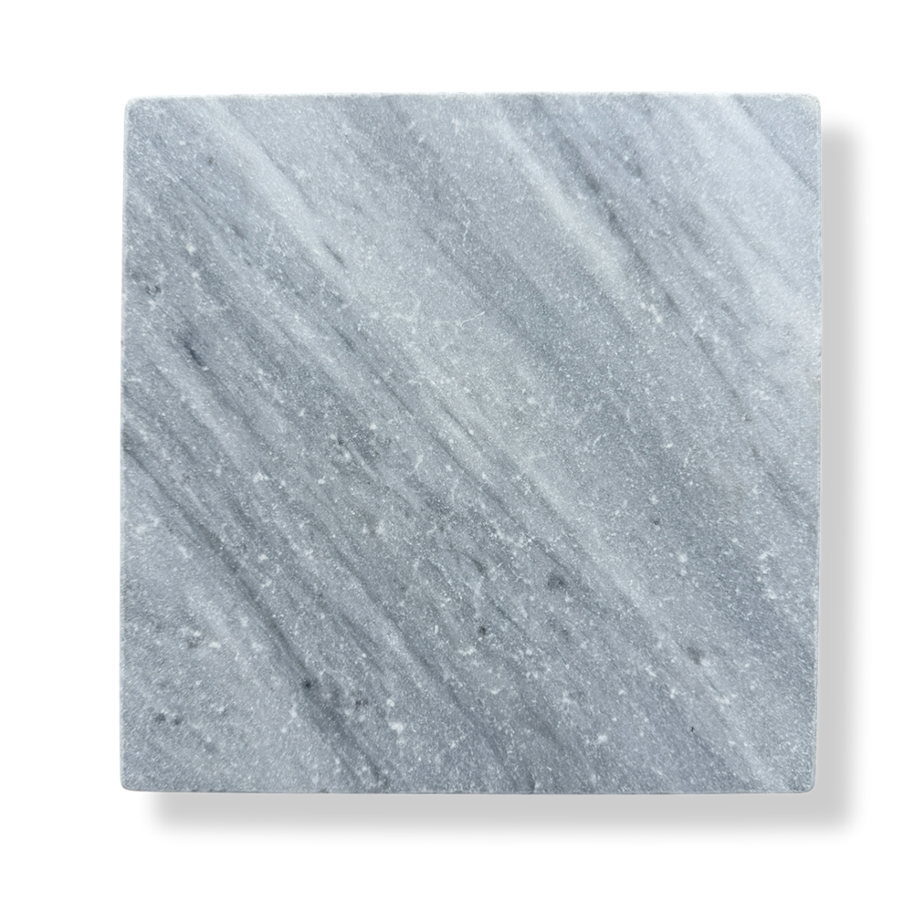 Burleigh Bardiglio Tumbled Natural Stone Square Tile