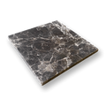 Burleigh Dark Emperador Tumbled Natural Stone Square Tile