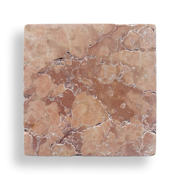 Burleigh Rosso Verona Tumbled Natural Stone Square Tile