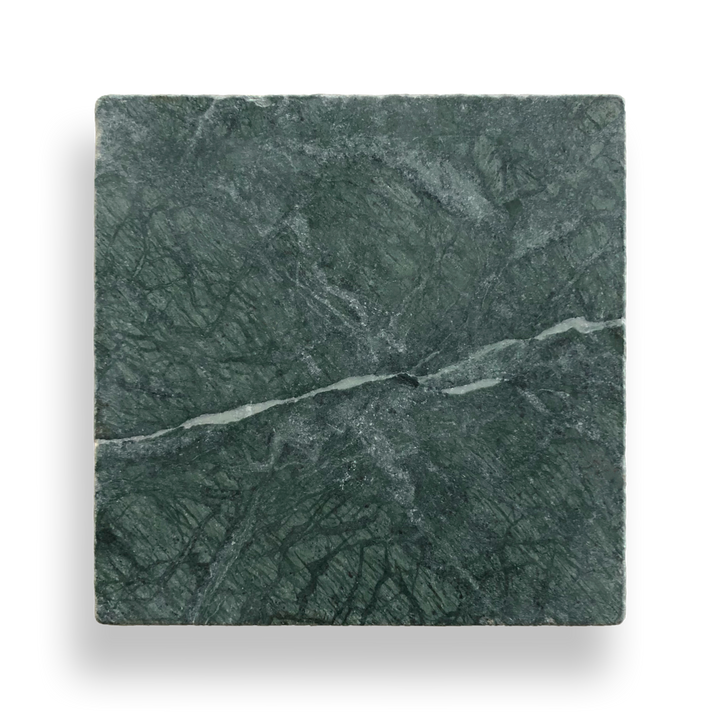Burleigh Taj Green Tumbled Natural Stone Square Tile