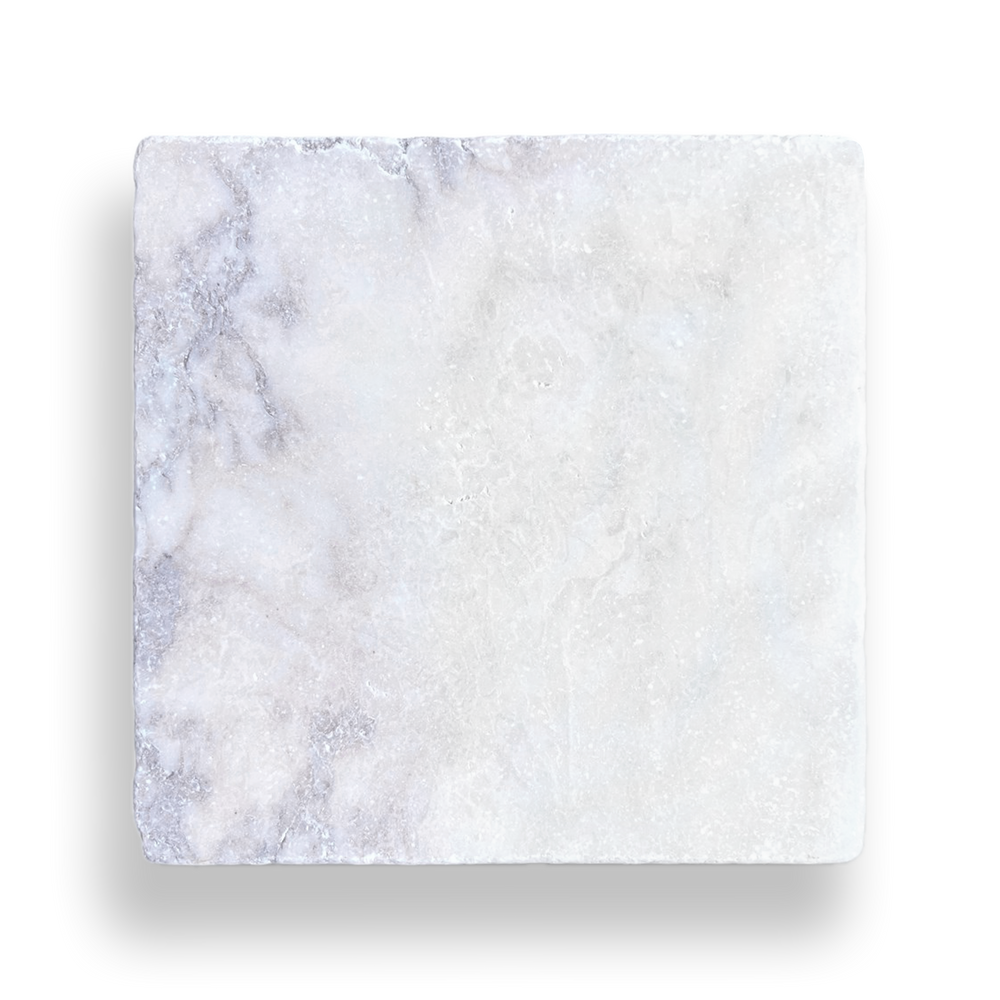 BURLEIGH VIOLA ORO TUMBLED NATURAL STONE SQUARE TILE