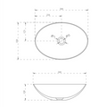 Wow Translucency Oval Above Counter Basin