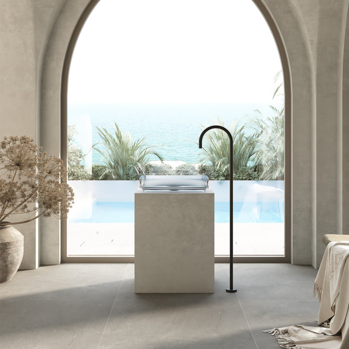 Wow Translucency Rectangular Above Counter Basin