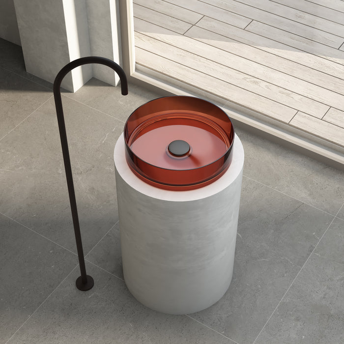 Wow Translucency Round Above Counter Basin