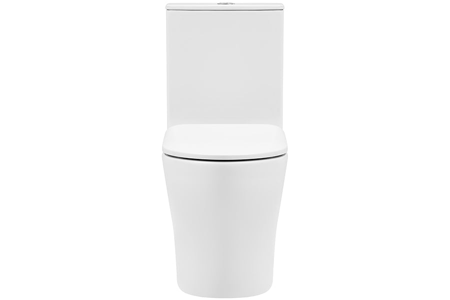 Caval EZI Height Universal Rimless Back-To-Wall Toilet Suite