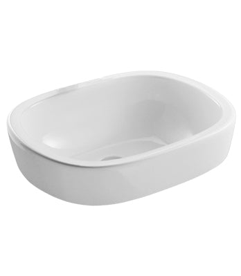 Studio S/Recessed Basin W/Fix 3Th Wh
