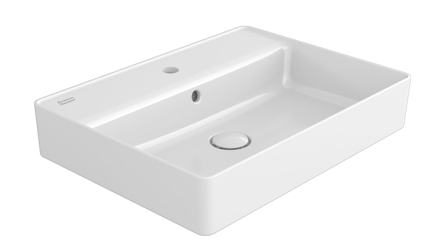 Studio S/Recessed Basin W/Fix 3Th Wh
