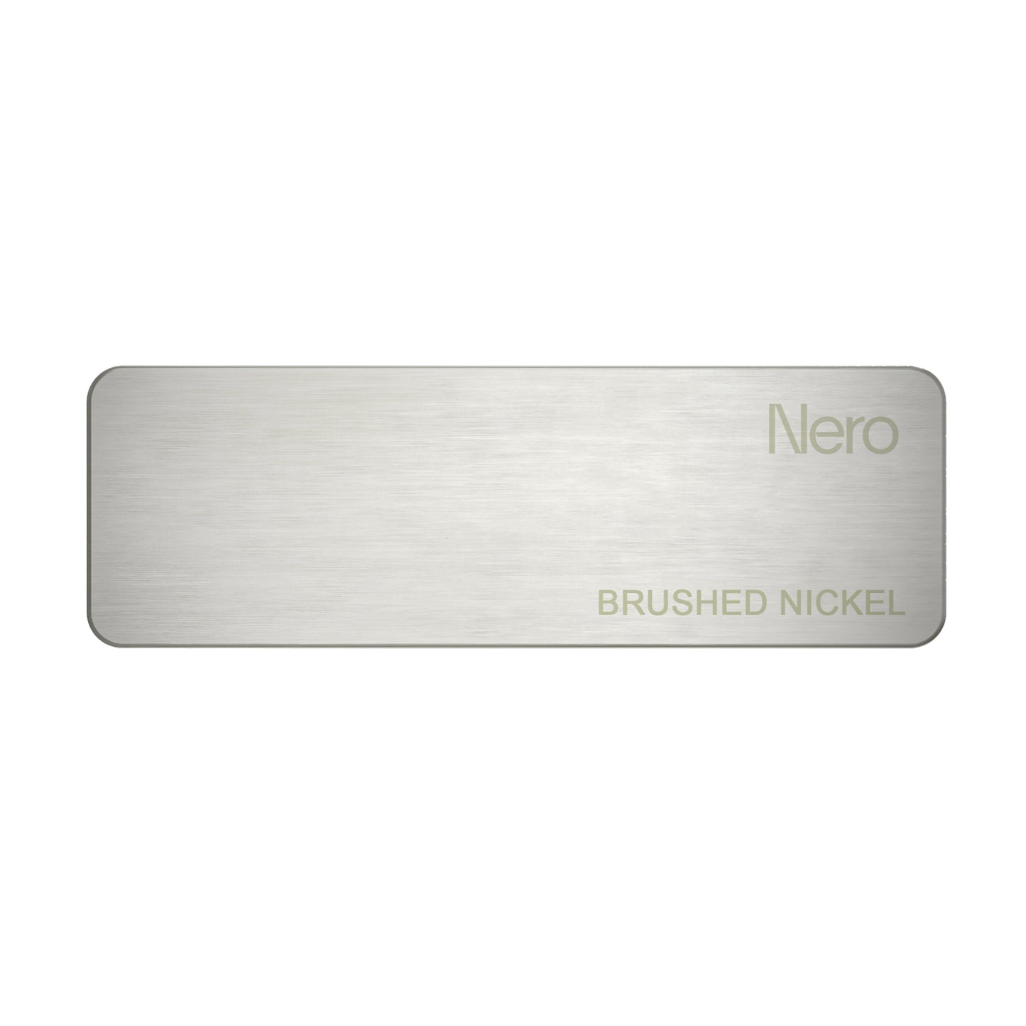 MATTE BRUSHED NICKEL