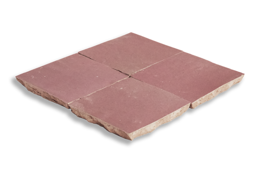 Medina Cerise Pink Moroccan Zellige Square Tile