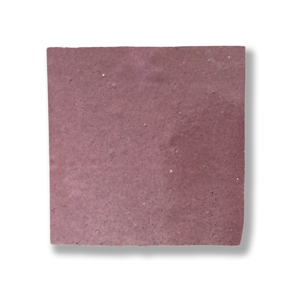 Medina Cerise Pink Moroccan Zellige Square Tile