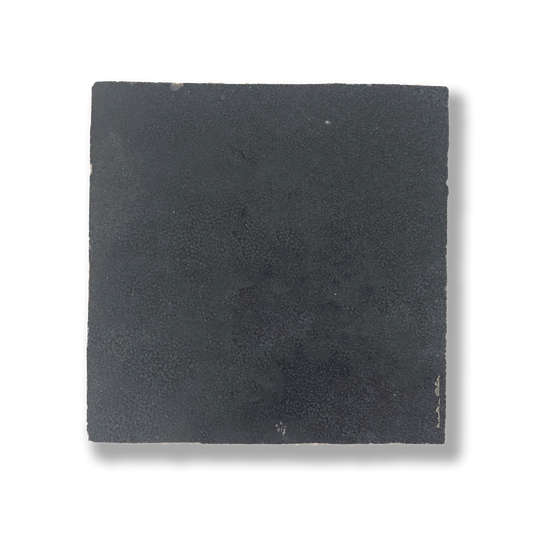 Medina Charcoal Grey Moroccan Zellige Square Tile