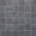 Medina Charcoal Grey Moroccan Zellige Square Tile
