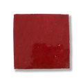 Medina Chilli Red Moroccan Zellige Square Tile