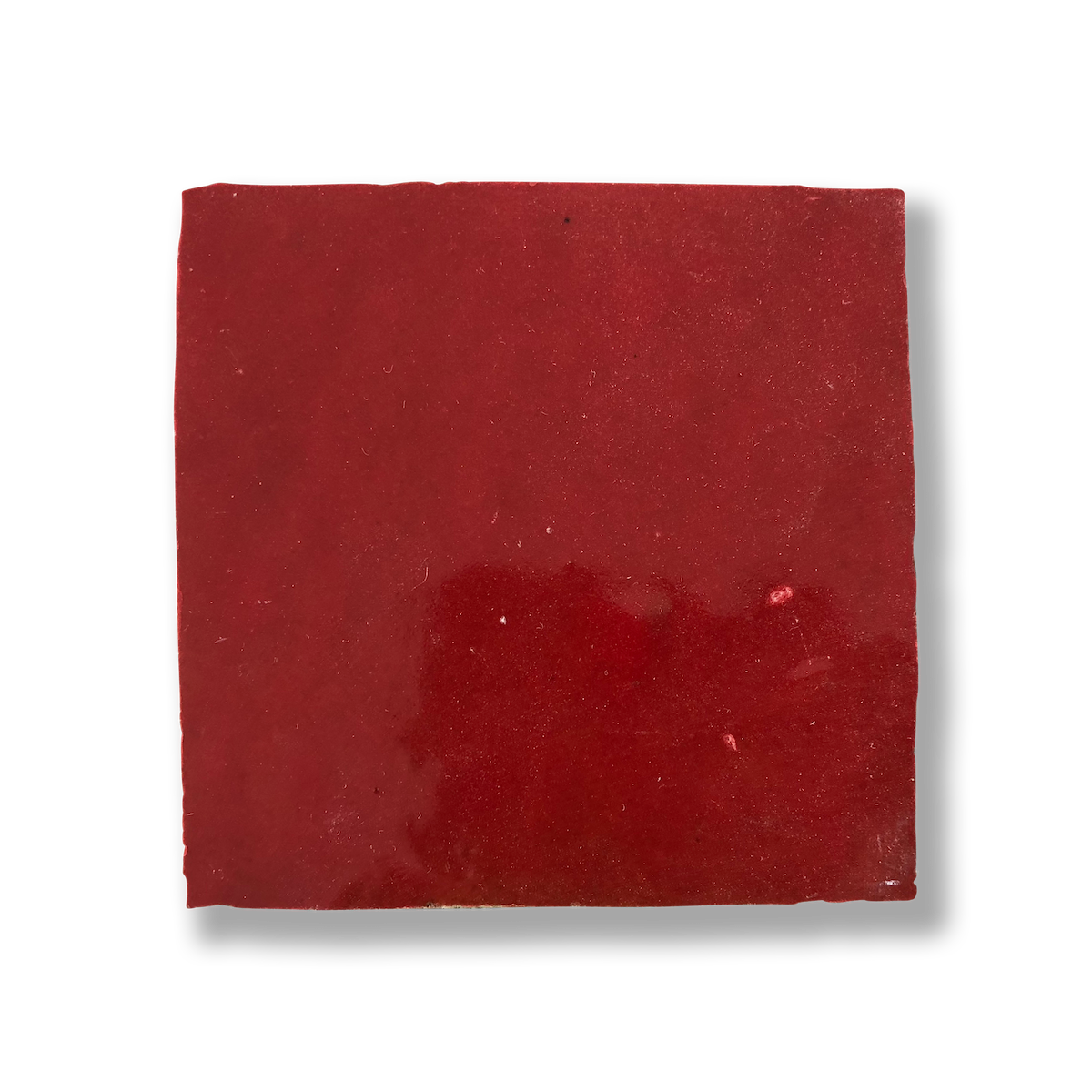 Medina Chilli Red Moroccan Zellige Square Tile