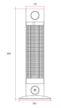 CO1200RB Cedar 1200W Mid-Wave Outdoor Heater