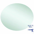CO9075GT Oval Polished Edge Mirror