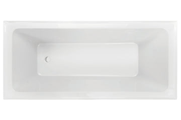 Decina Cortez 1520/1670 Inset Bath — White Baths, Acrylic Baths, Built In Baths, Rectangular Baths