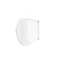 CR6060W Round White Mirror Cabinet