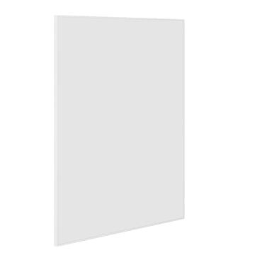 CS9075W Rectangular White Framed Mirror