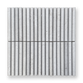 CURL GRIS TRAVERTINE FLUTED MOSAIC TILE -Sample