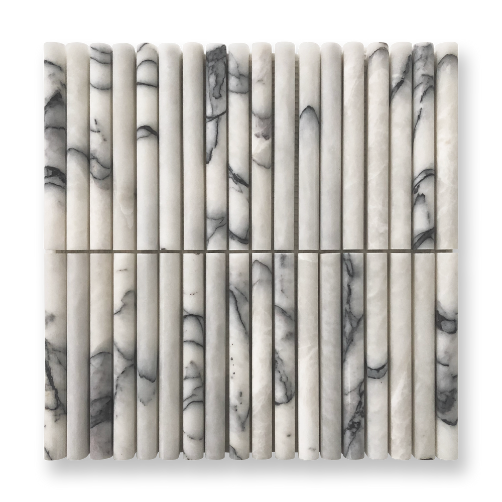 CURL NEW YORK MARBLE FLUTED MOSAIC TILE