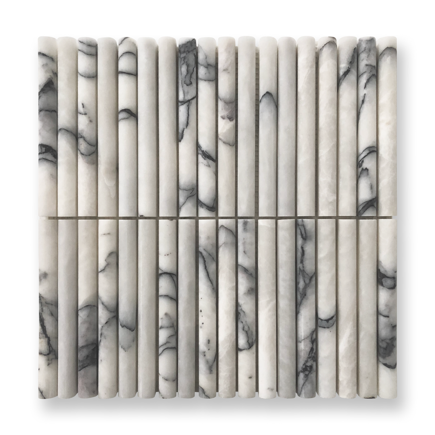 CURL NEW YORK MARBLE FLUTED MOSAIC TILE