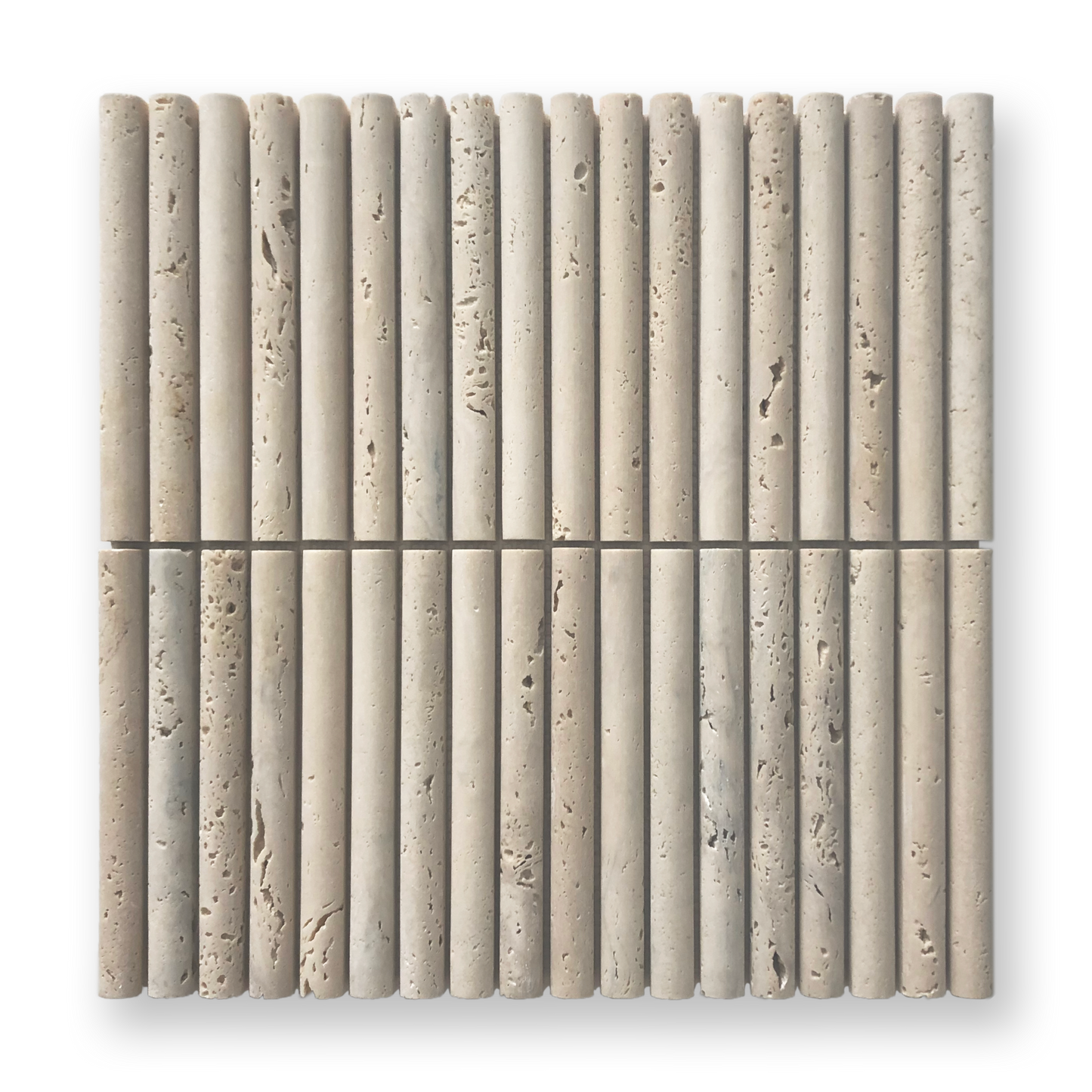 CURL TRAVERTINE CLASSIC FLUTED MOSAIC TILE