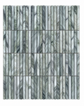 CURL AMAZONIA NATURAL STONE MINI FLUTE MOSAIC TILE