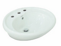 Studio S/Recessed Basin W/Fix 3Th Wh