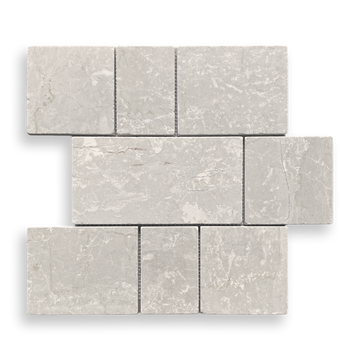 Calella Botticino Marble Rectangle and Square Mosaic Tile