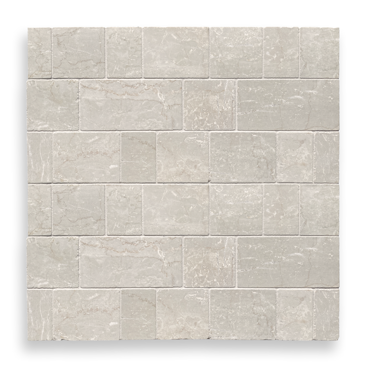 CALELLA BOTTOCINO LIMESTONE RECTANGLE AND SQUARE MOSAIC TILE