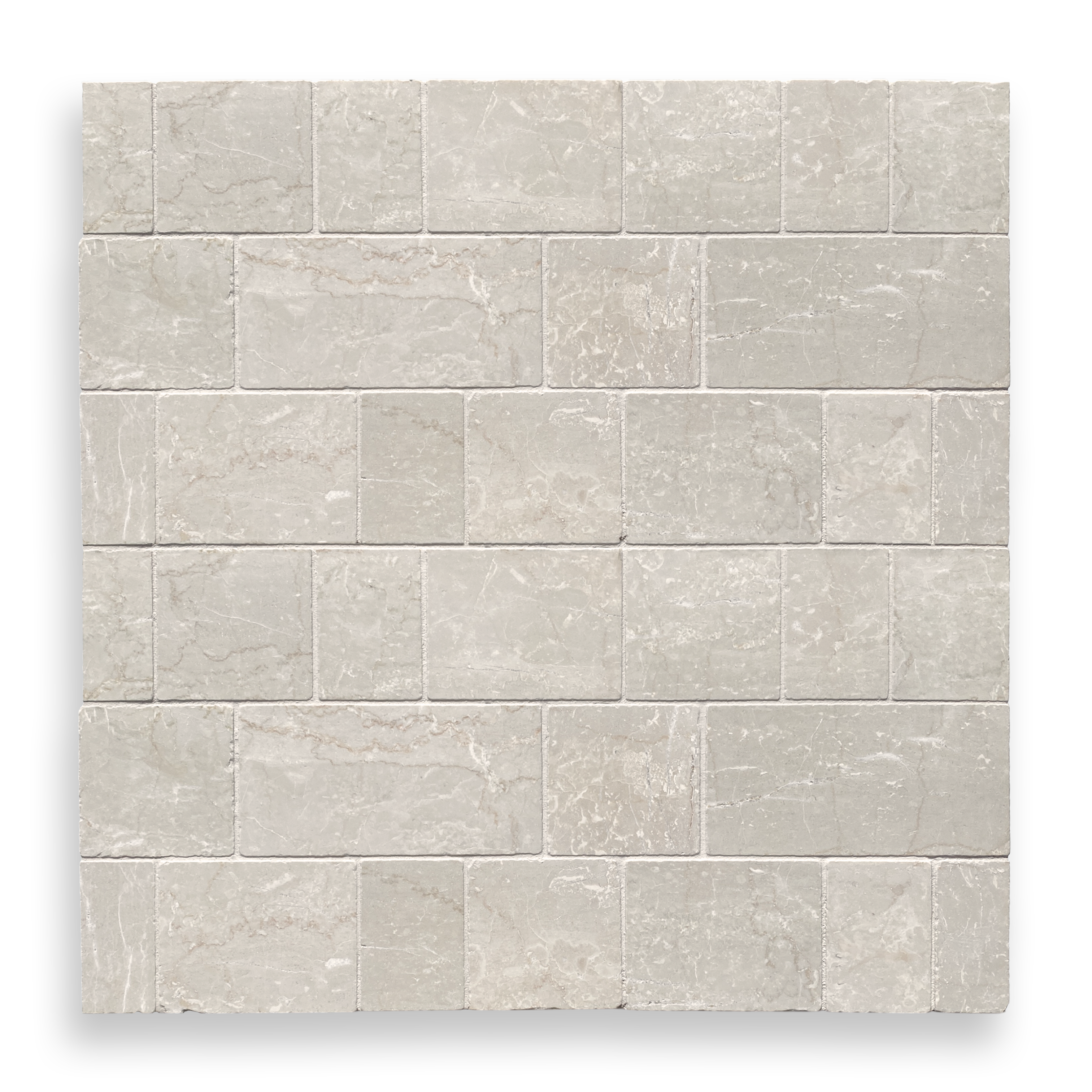 CALELLA BOTTOCINO LIMESTONE RECTANGLE AND SQUARE MOSAIC TILE