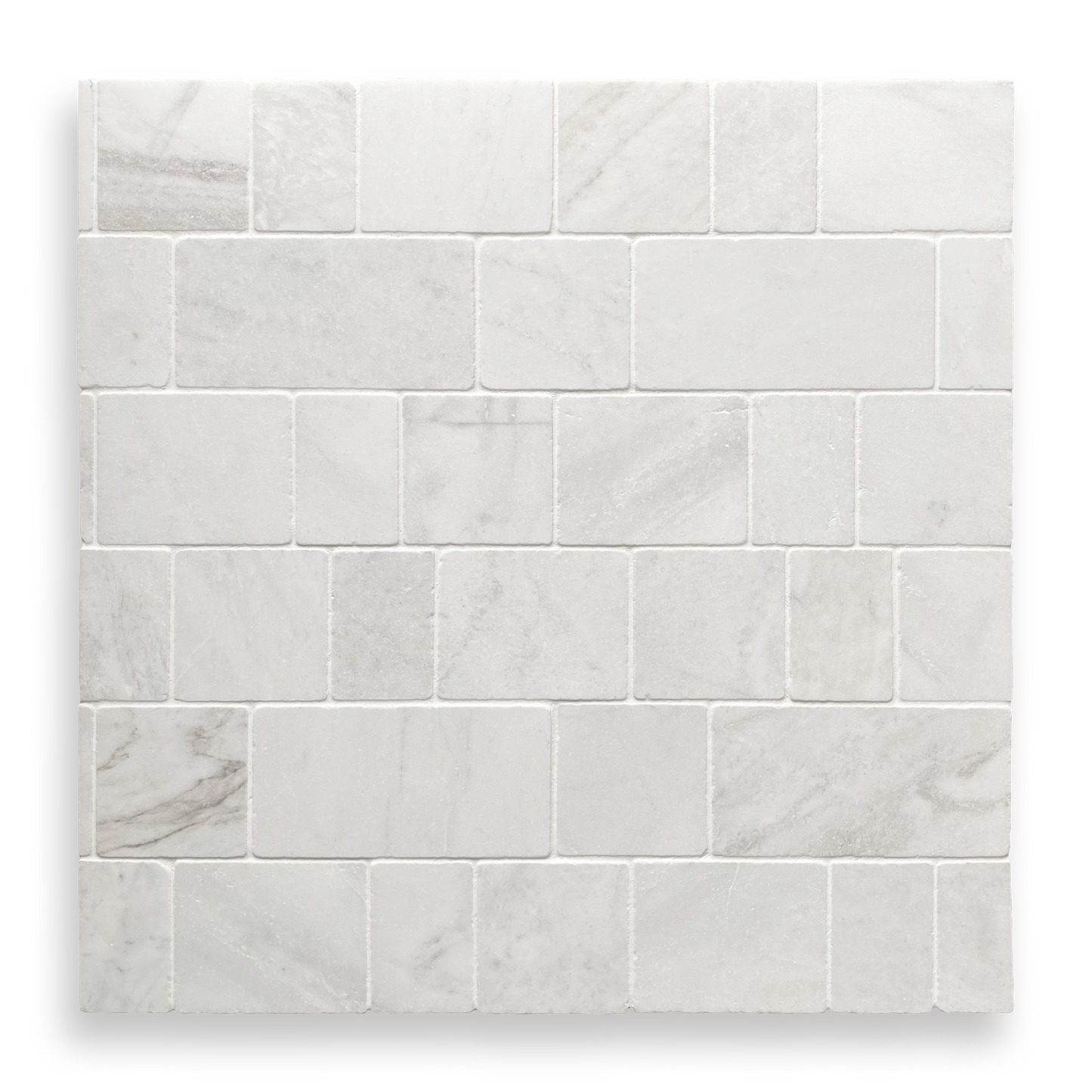 CALELLA LIGHT BIANCO ORO RECTANGLE AND SQUARE MOSAIC TILE