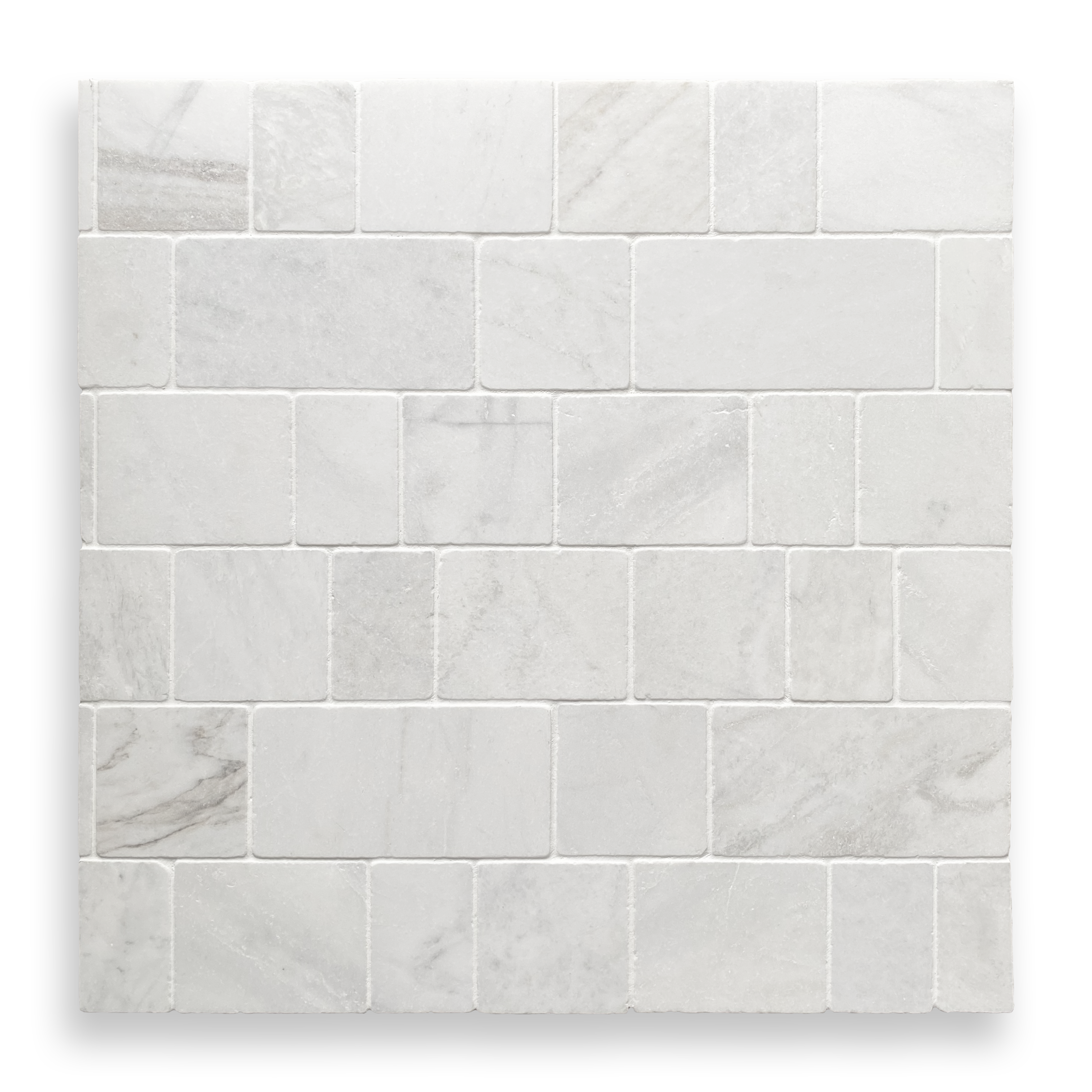 CALELLA LIGHT BIANCO ORO RECTANGLE AND SQUARE MOSAIC TILE